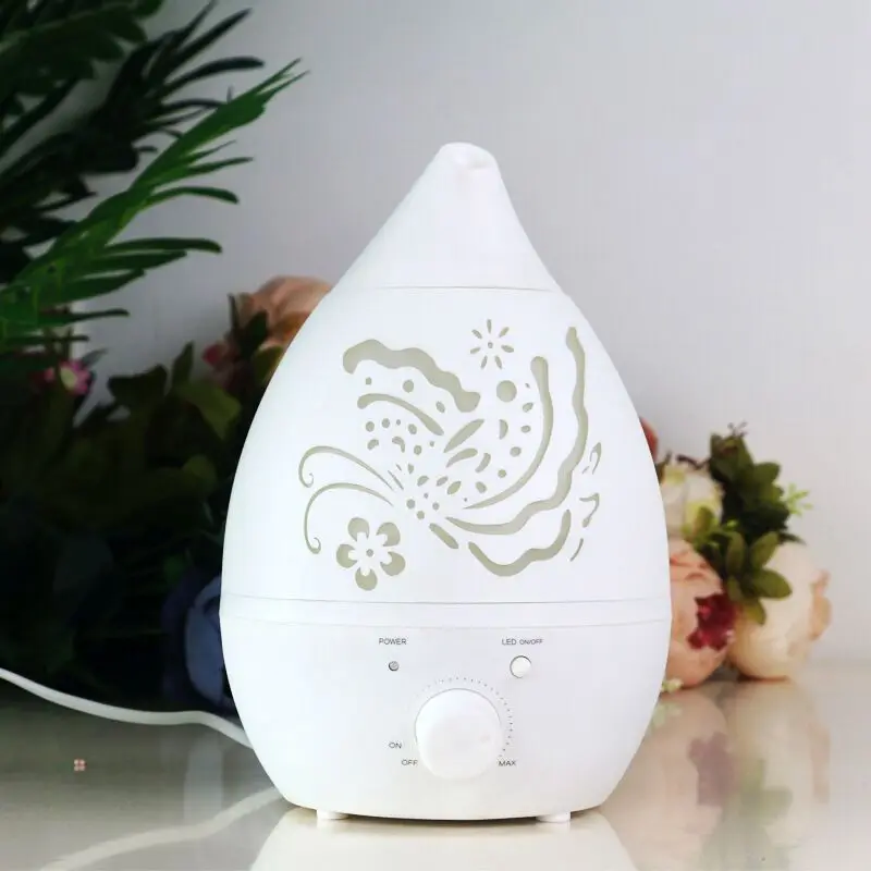 

Ultrasonic Air Humidifier Aroma Essential Oil Diffuser 1.3L Aromatherapy Cool Mist Maker For Home Office Spa Fogger