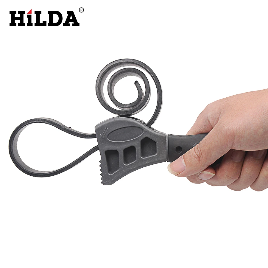 1x Universal Wrench Opener Tool Rubber Strap Adjustable Spanner Multi-Tool 500mm