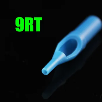 

OPHIR 50 PCS/lot Blue Round Tip Tattoo Disposable Nozzle Tip 9RT_TA031(9R)-50x