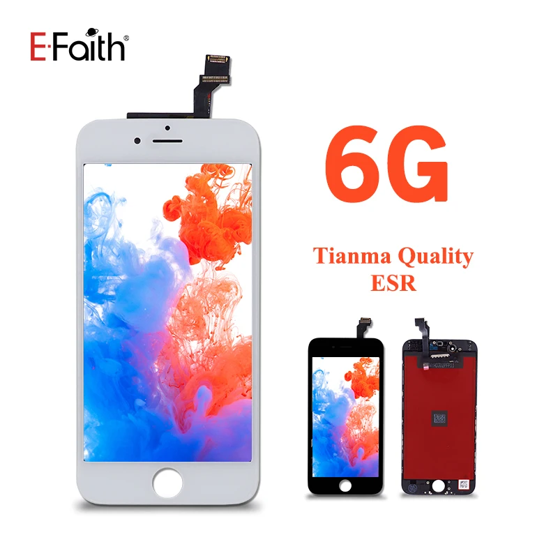 

10 Pcs EFaith Tianma ESR Quality 4.7 Inch Display LCD For iPhone 6 With Touch Screen Digitizer Assembly Replacement Free DHL