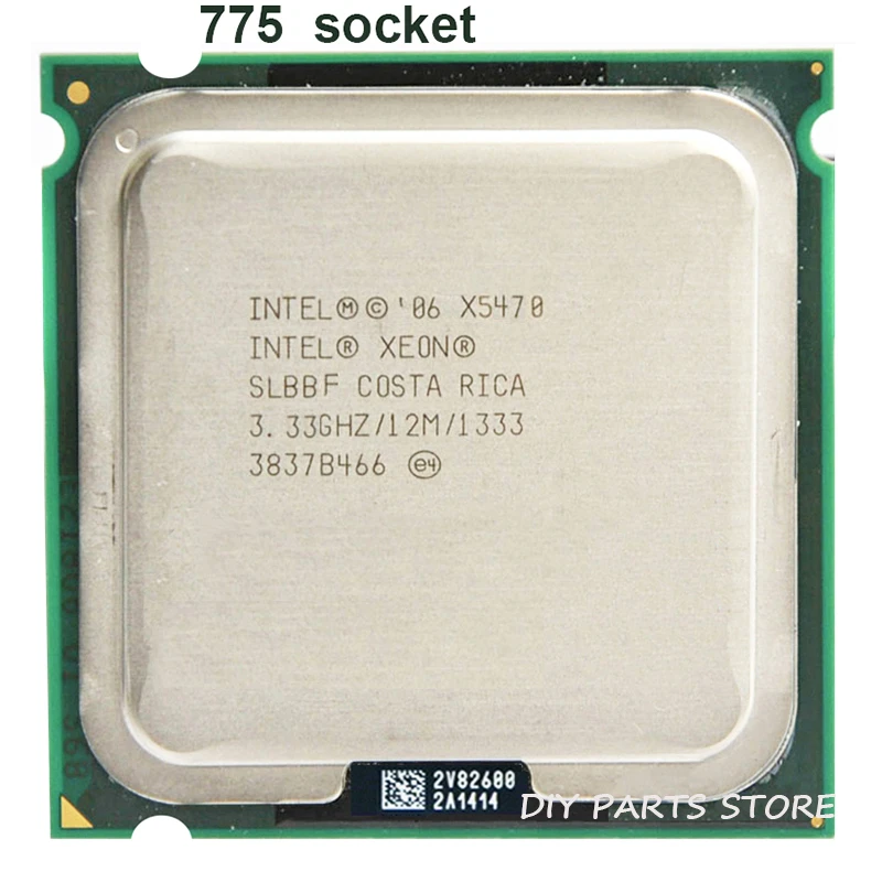 INTEL XEON X5470 CPU INTEL X5470 PROCESSOR  quad core 3.3MHZ LeveL2 12M  Work on LGA 775 motherboard processors