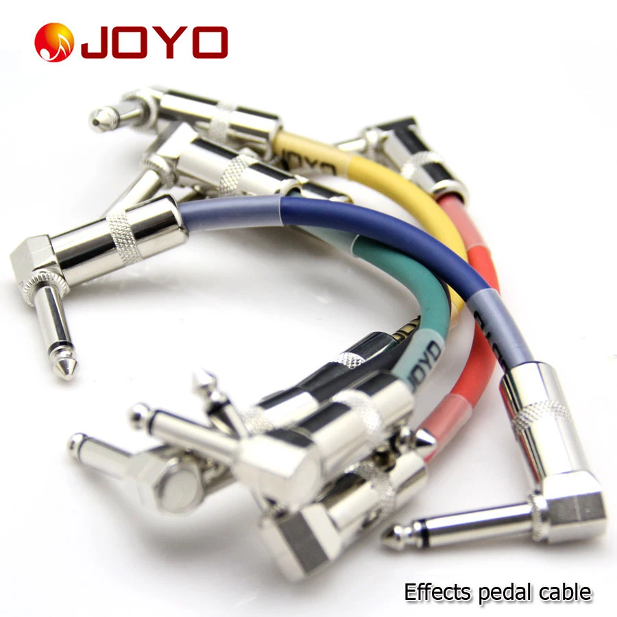Efectos de guitarra pedal cable 6 unids/lote Diferentes