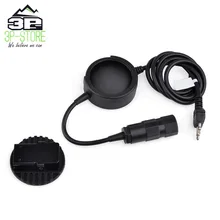 Тактические Наушники Аксессуары ZTCI Тактический PTT( разъем для наушников COMBAT series push-to-talk компонент WZ138