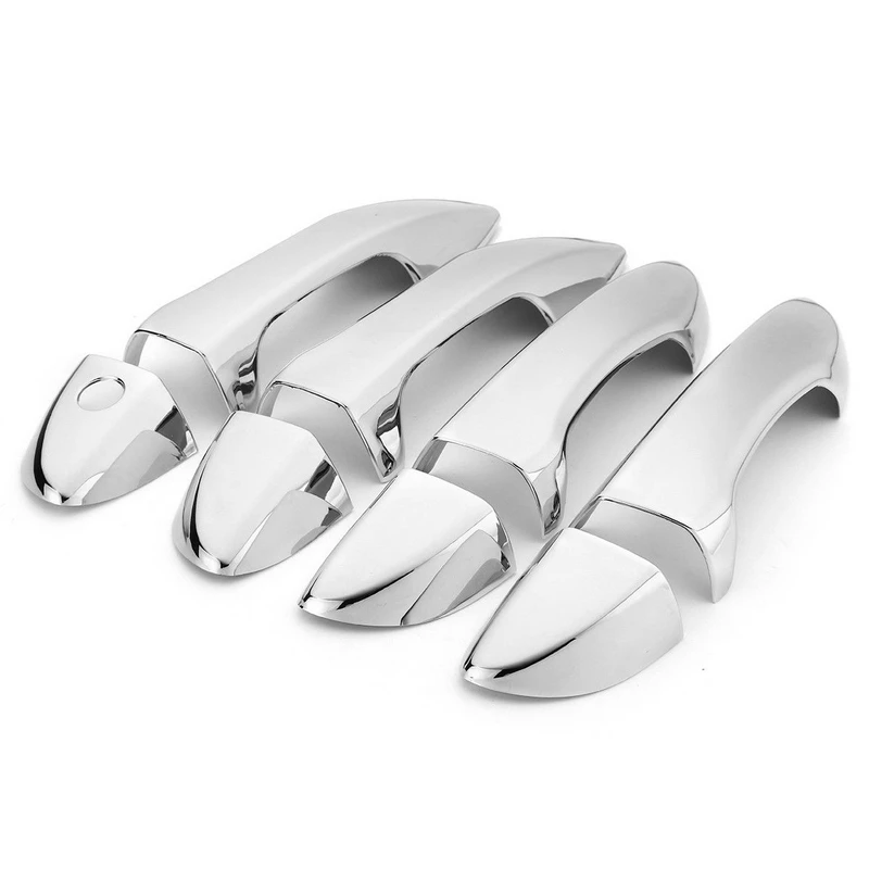 JXLCLYL 8pcs/set Chrome Side Door Handle Cover Trim For  Corolla 2014-2017