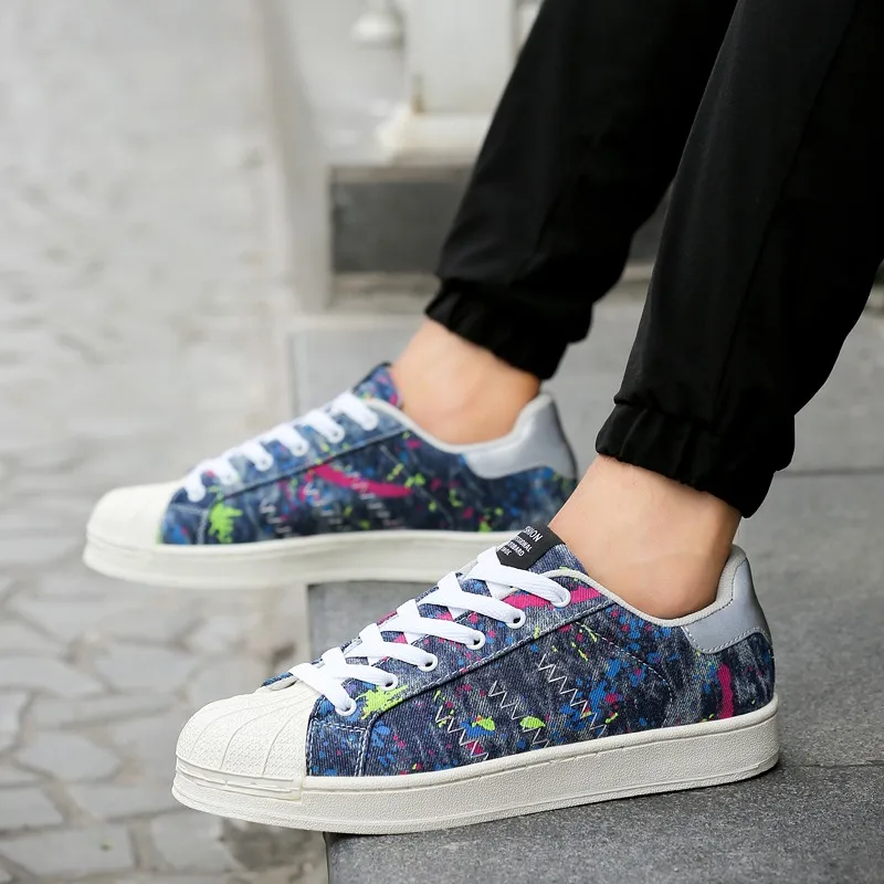 

Mans Casual Shoes Spring Autumn Mens Canvas Shoes Comfortable Camouflage Male Shoes Rubber Bottom Fashion Footwear Men