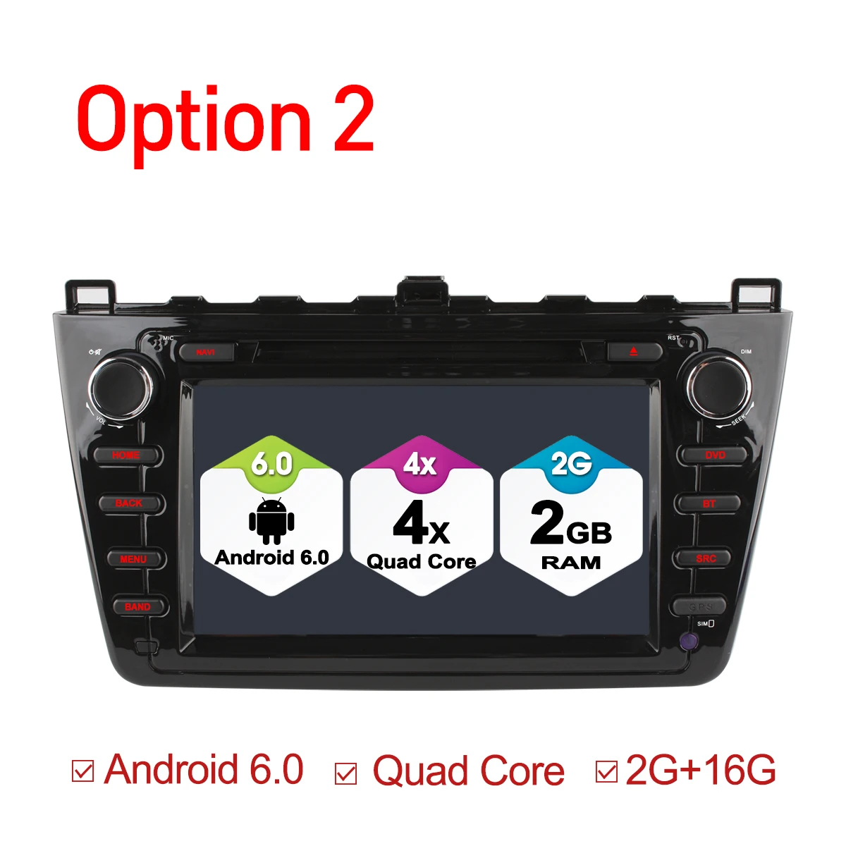 Top Ownice C500 Android 6.0 Octa 8 Core 1024*600 Car DVD GPS Navigation for New Mazda 6 2009 - 2011 2GB RAM 32GB ROM 4G SIM LTE 1