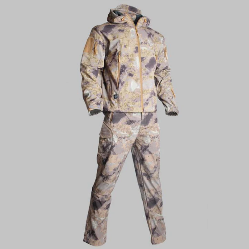 Охотничья одежда TAD Softshell спортивная куртка или брюки камуфляжные армейские