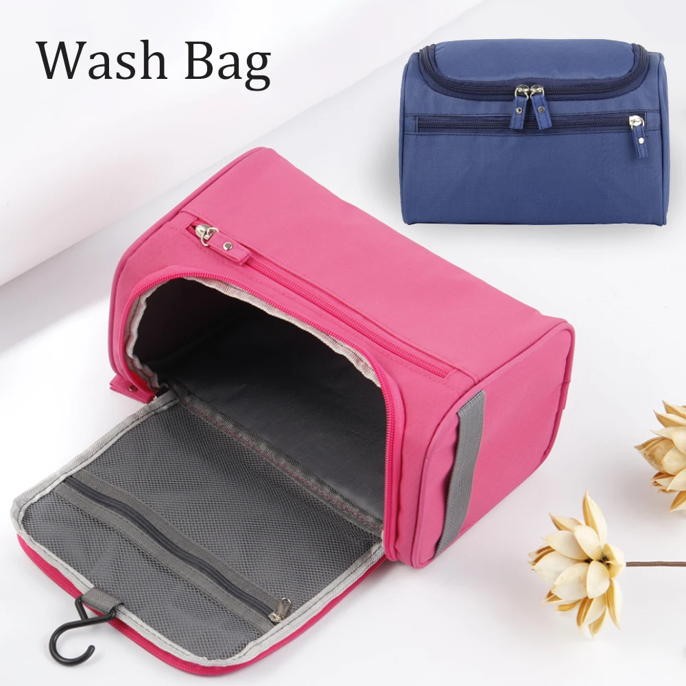

Makeup Bag Cheap Women Bags Men Large Waterproof Nylon Travel Cosmetic Bag Organizer Case Necessaries Make Up Wash Toiletry Bag