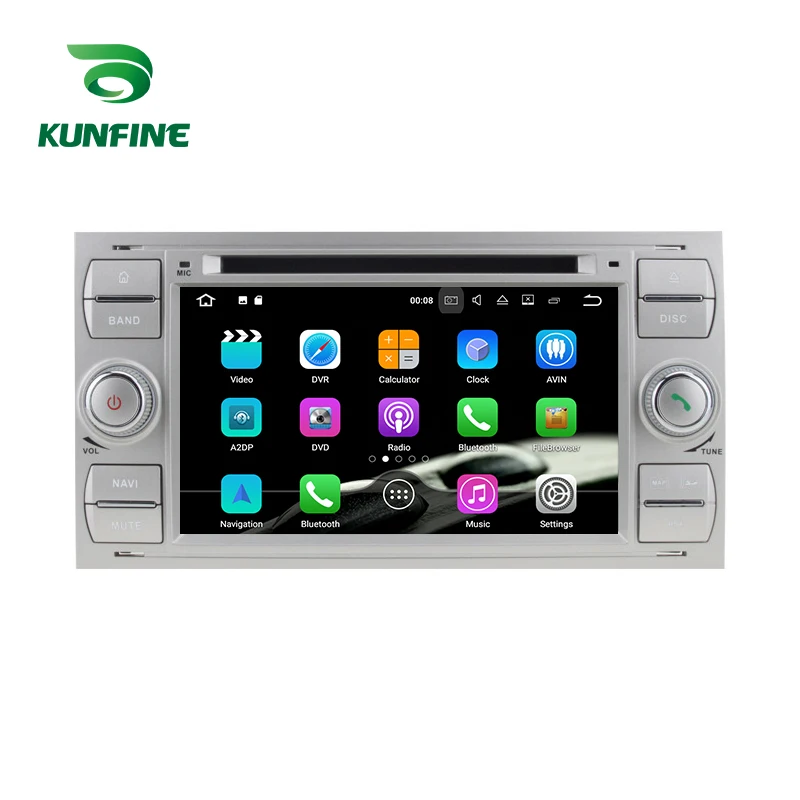 Android Car DVD GPS Navigation Multimedia Player Car Stereo For Ford focus 2004-2008 Silver 8.0 Radio Headunit (4)