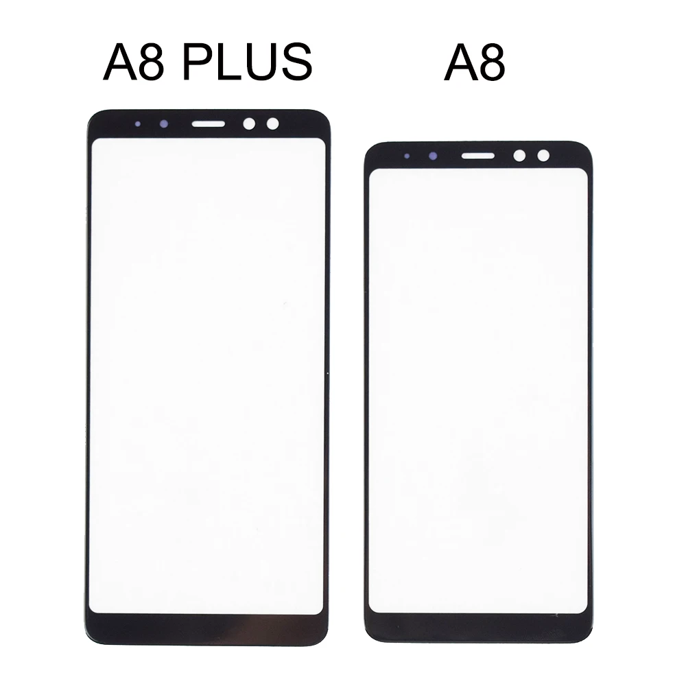 Замена передней панели сенсорного экрана Стекло Внешний объектив для samsung Galaxy A8+ A8 Plus A730 A730F A730DS A8