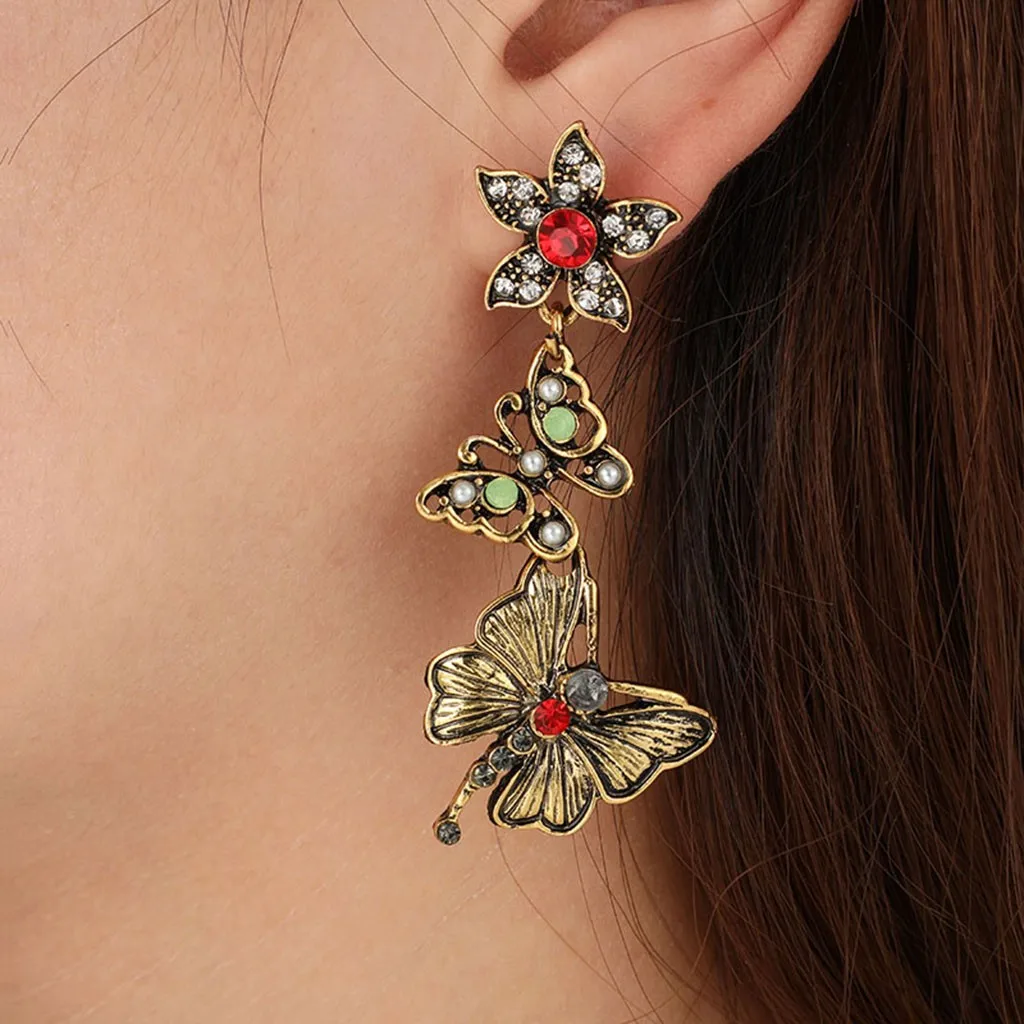 

stainless steel jewelry Fashion Retro Exquisite geometric earrings statement earrings bohemian earrings aros mujer oreja