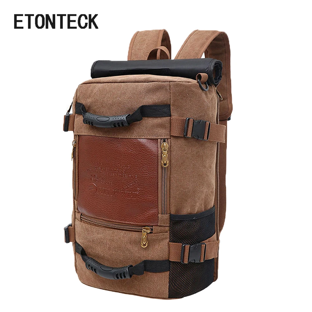 

2018 Brand Stylish Travel Large Capacity Backpack Male Luggage Shoulder Bag Computer Backpacking Men Functional Versatile Bags