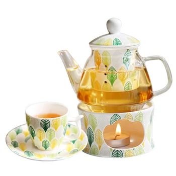

Household Fruit Tea Flower Tea Set Tea Cups Teapot Sets New Ceramic Tea Sets Afternoon Teaware Utensils for Two Persons