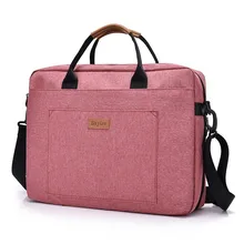 Men’s Nylon Laptop Briefcase Bag Office Travel Messenger Large Tote Women Notebook Computer Work Bag Business Trip File Package