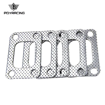 

PQY - UNIVERSAL Aluminum T2 T25 T28 TURBO TO MANIFOLD GASKET 4 BOLT FOR NISSAN SKYLINE 200SX PULSAR PQY4955