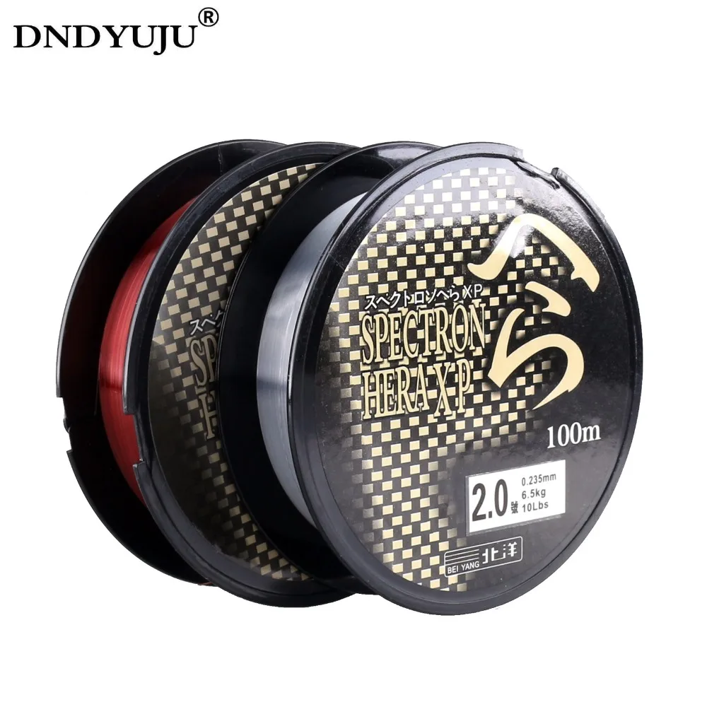 

DNDYUJU 100M Monofilament Line Japan Fly Nylon Fishing Line Fluorocarbon Fishing Line