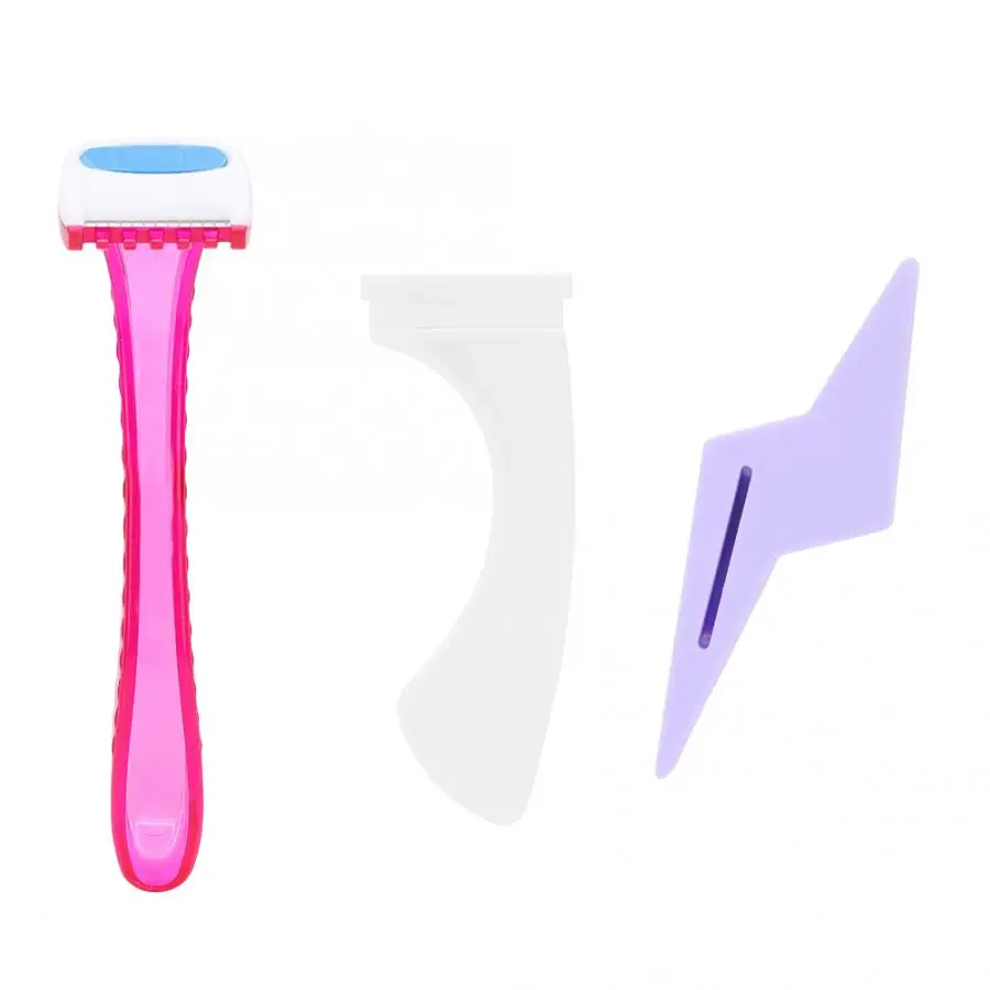 Для женщин бикини выделенный рядовой шаблон для бритья Сексуальная Женская Лобковая Бритва для волос интимное устройство для формирования красоты инструмент - Цвет: Lightning