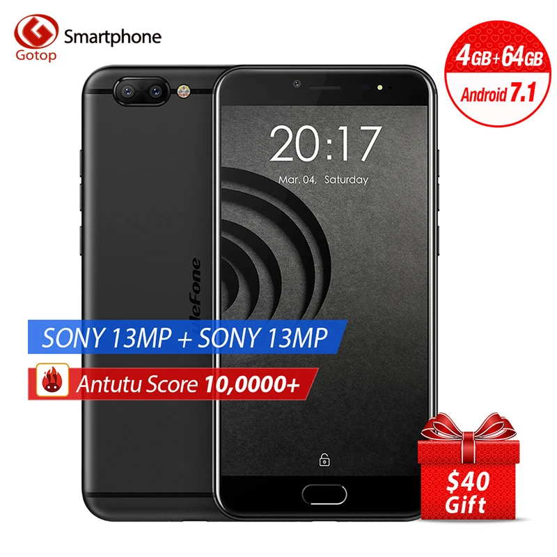 bilder für Ursprüngliches Ulefone Gemini Pro Android 7.1 Smartphone MT6797 Deca Core Mobile telefon 4 GB RAM 64 GB ROM 4G Dual zurück kamera Handy bilder für Ursprüngliches Ulefone Gemini Pro Android 7.1 Smartphone MT6797 Deca Core Mobile telefon 4 GB RAM 64 GB ROM 4G Dual zurück kamera Handy