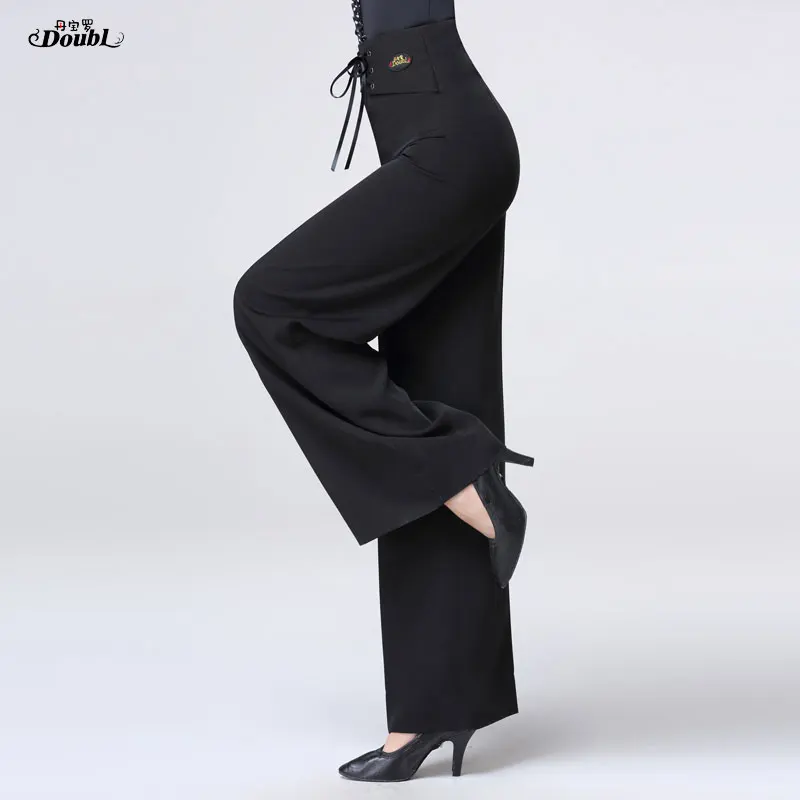 

New winter thick Ballroom Dance pants Lady's Tango Waltz Dancing costumes Women Ballroom Dance Competition pants