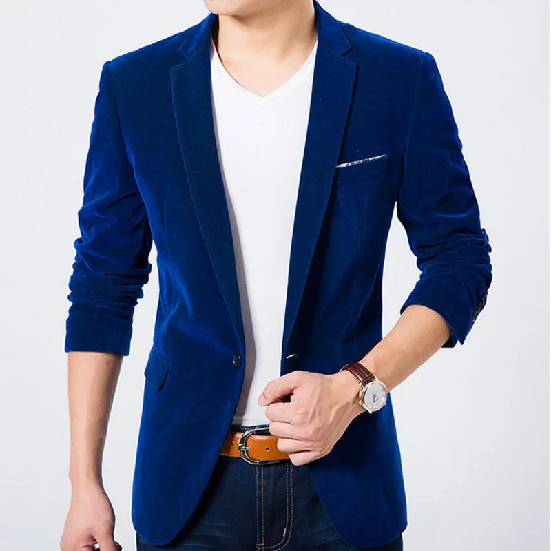 

2017 Men's Fashion Brand Velvet suit High-quality Goods Casual Business Suits/Men's Corduroy suits Jacket Men Free Shipping