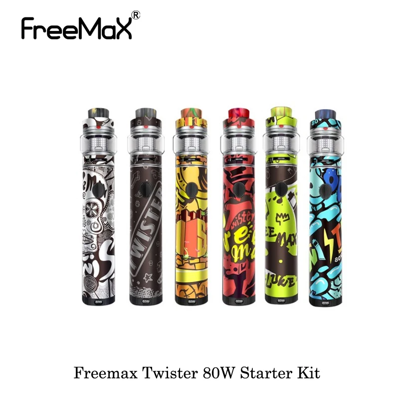 Electronic Cigarettes Freemax Twister 80W Starter Kit Built-In 2300mah Battery With Fireluke 2 Tank Mesh Vape 5ML Vape Vaporizer Electronic Cigarettes Freemax Twister 80W Starter Kit Built-In 2300mah Battery With Fireluke 2 Tank Mesh Vape 5ML Vape Vaporizer