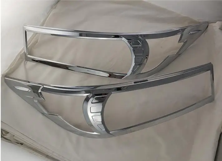 

2016-2017 Chrome Front Lights Cover For Toyota Ki Jang Innova Chrome ABS Headlights Cover Parts For Toyota Innova