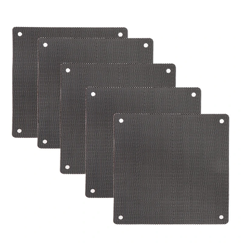 

5Pc Computer Mesh PVC Case Fan Dust Filter Dustproof Cover Chassis Dust Cover