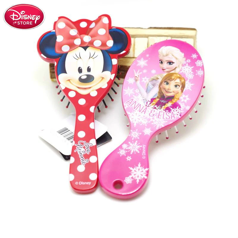 Peigne brosse à cheveux Mickey pour filles | Peigne princesse Minnie Mouse, soins pour bébés filles, jouets Disney