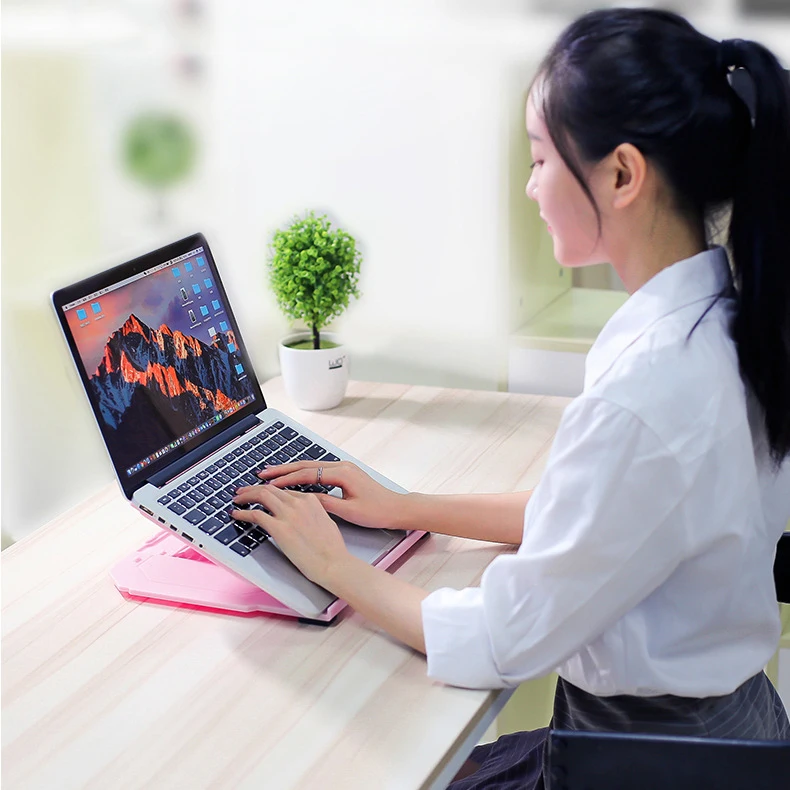 Laptop Stand Tablet Stand Desk Universal for Apple MacBook Air Pro 11-17 inch Folding Adjustable Holder support Office Notebook (3)