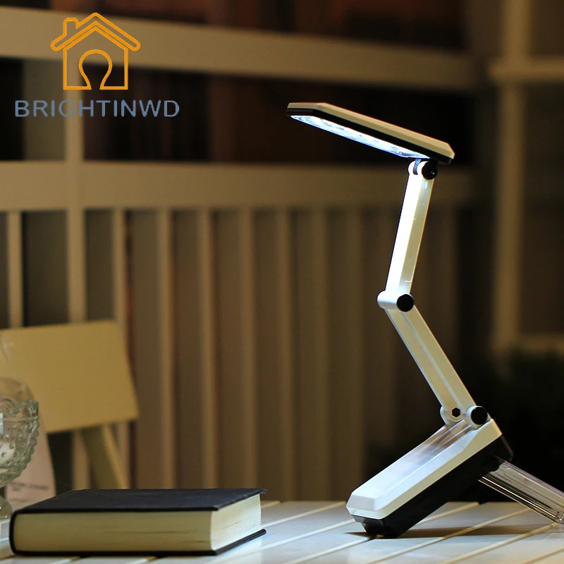 

2 Modes Dimmable LED Table Lamp Eye Protection LED Reading Light Folding Book Lamp with EU/US Plug for Children