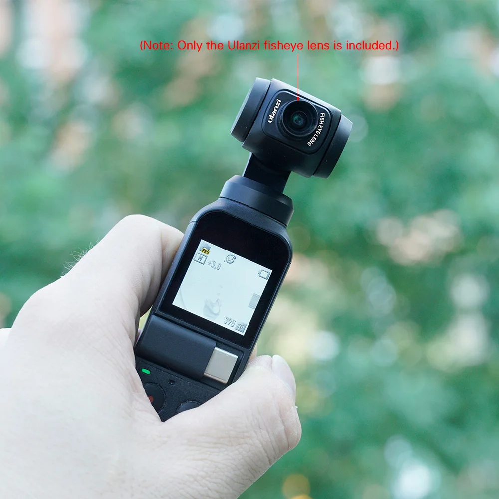 Ulanzi мини линза рыбий глаз Магнитный дизайн для DJI OSMO Карманный карданный камеры для OSMO карманные оптические линзы из стекла аксессуары