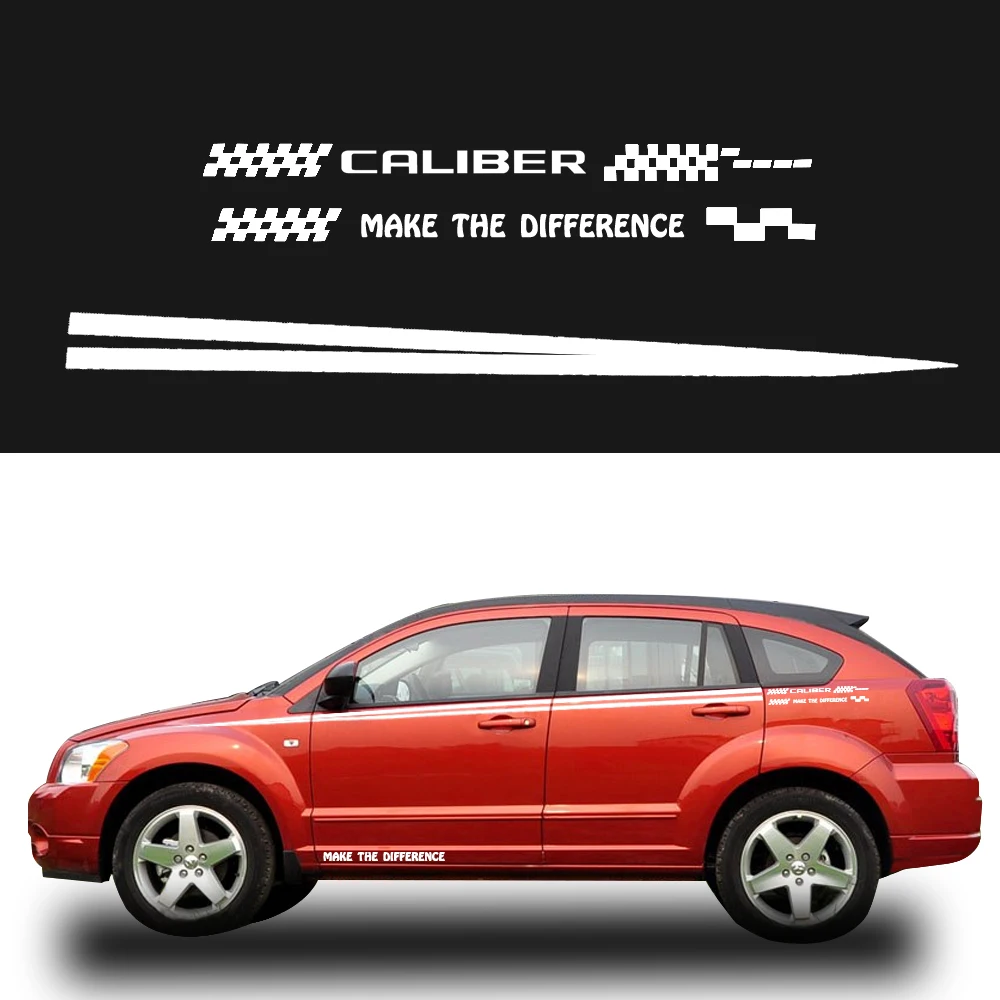 Боковая наклейка на кузов автомобиля Наклейка s авто для Dodge caliber для хэтчбек седан внедорожник пикап наклейки DIY Украшение автомобиля стикер 280 см