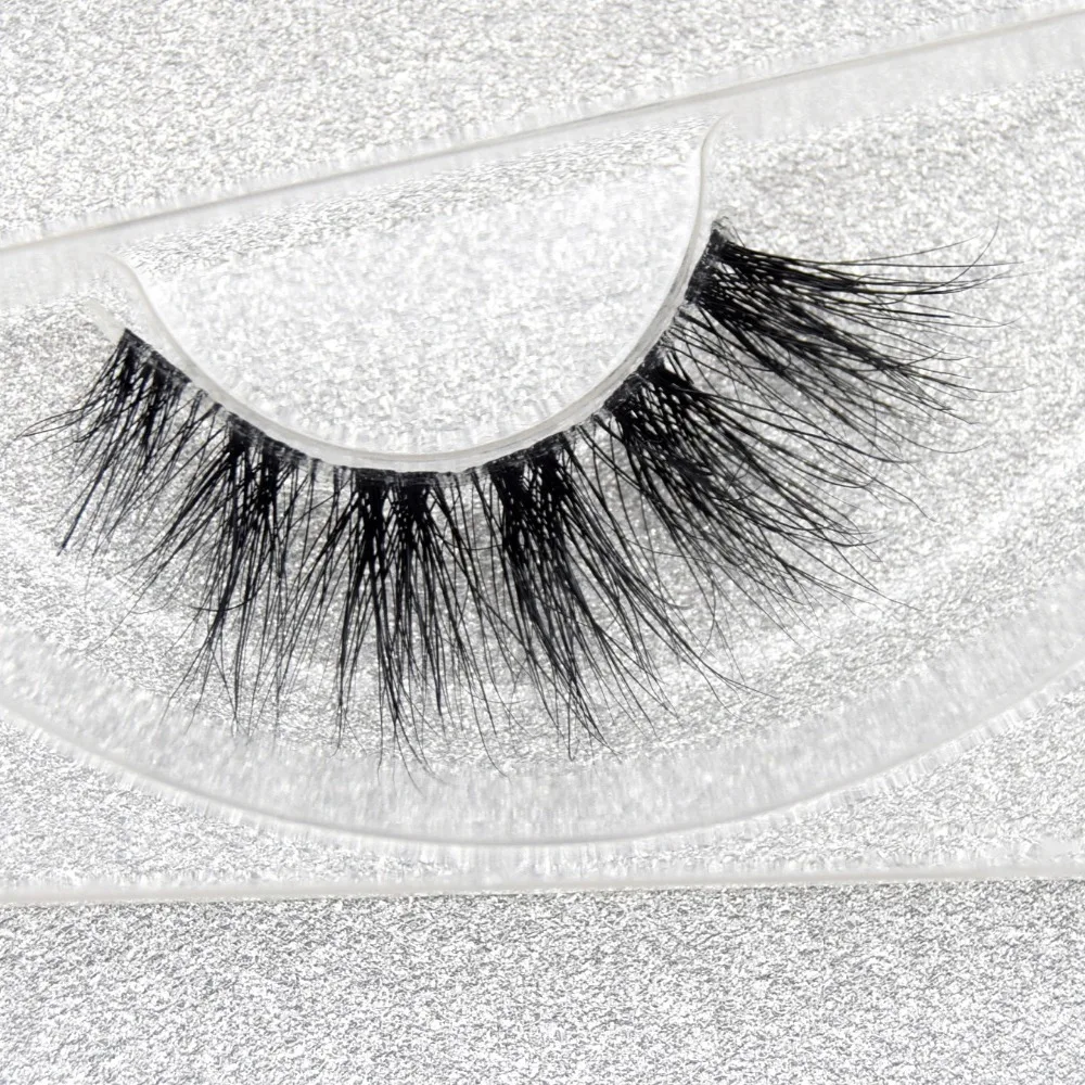 

Visofree Lashes 3D Mink Strip Lash Reusable False Eyelashes Dramatic Lashes Lightweight Invisible Band Eye Lashes F202