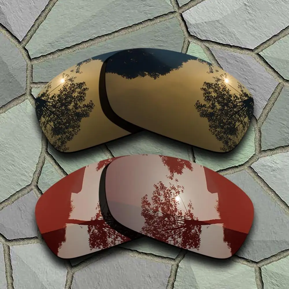 Lenti Di Ricambio Polarizzate Per Occhiali Da Sole Marrone Rame Bronzo E Bronzo Per Oakley Hijinx