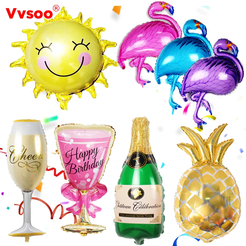 Vvsoo Фламинго/ананас/биркубок для летней вечеринки|joy inflatable|joy partypineapple balloon |