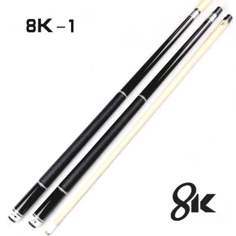 Высококачественные китайские бильярдные палочки в 11,5/13 мм наконечник 8 штук ламинированные по дереву технологии вал бассейн cues в быстром соединении - Цвет: black 8K1