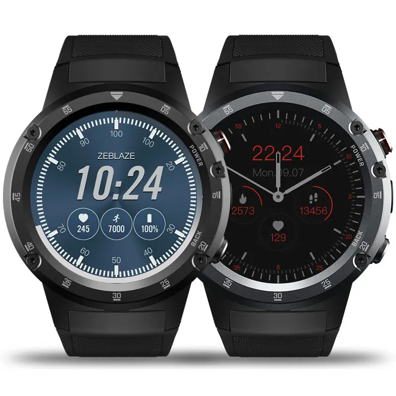 

Zeblaze THOR 4 plus 4G Smartwatch Android 7.1.1 MTK 6739 1.4 Inch 5MP Camera GPS wifi Heart Rate 580 mAh Smart Watch Men Women