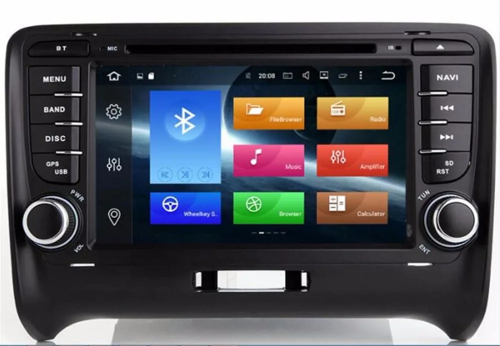 Sale Android 8.0 Octa- core (Eight-core) 4G RAM CAR DVD PLAYER GPS For AUDI TT 2006-2014 audio system with gps car audio 2