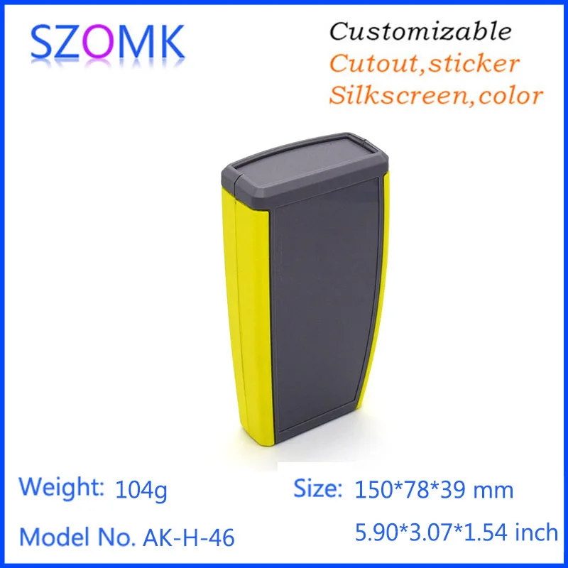 szomk new arrival plastic enclosure for electronics plastic case 2 AA battery abs plastic handheld control box electrical junction box enclosure housing (5).jpg
