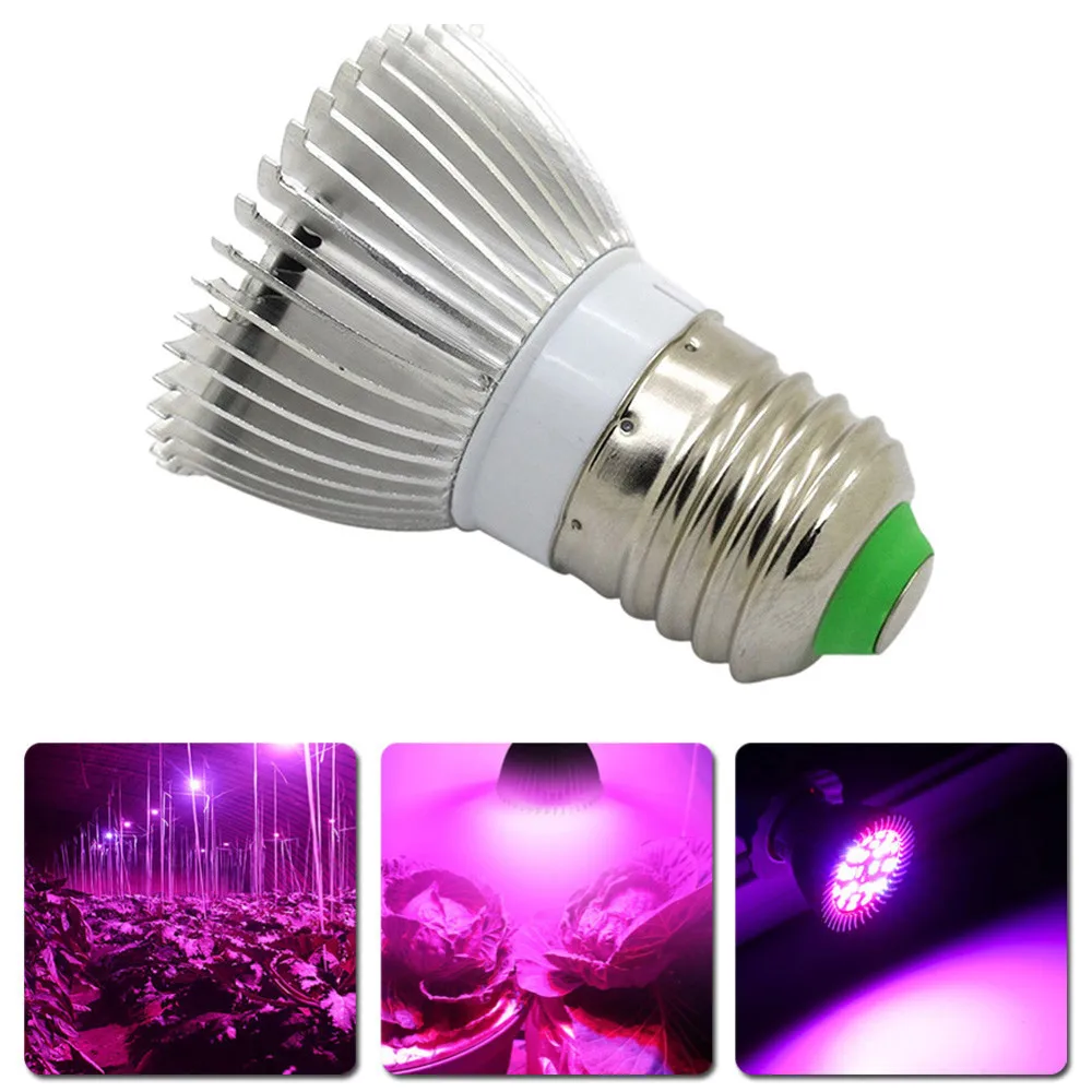 Новый высокое качество E27 E14 GU10 4 Вт 28 LEDPlant растут свет лампы гидропоники Veg цветок