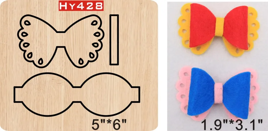 

Bow cutting dies 2019 new die cut &wooden dies Suitable for common die cutting machines on the market