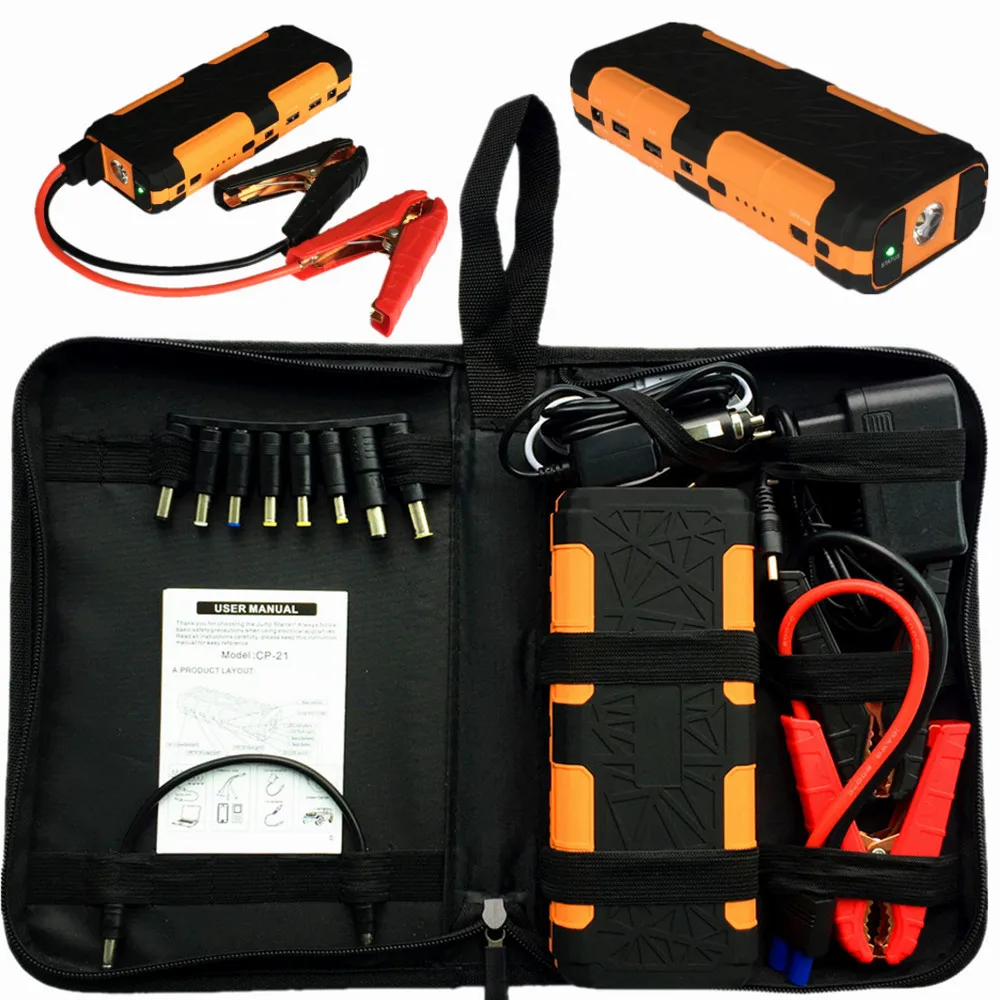 

Mini 20000mAh Car Jump Starter Battery 12V Portable Power Bank Car Charger For Battery Booster Buster Starting Device Diesel
