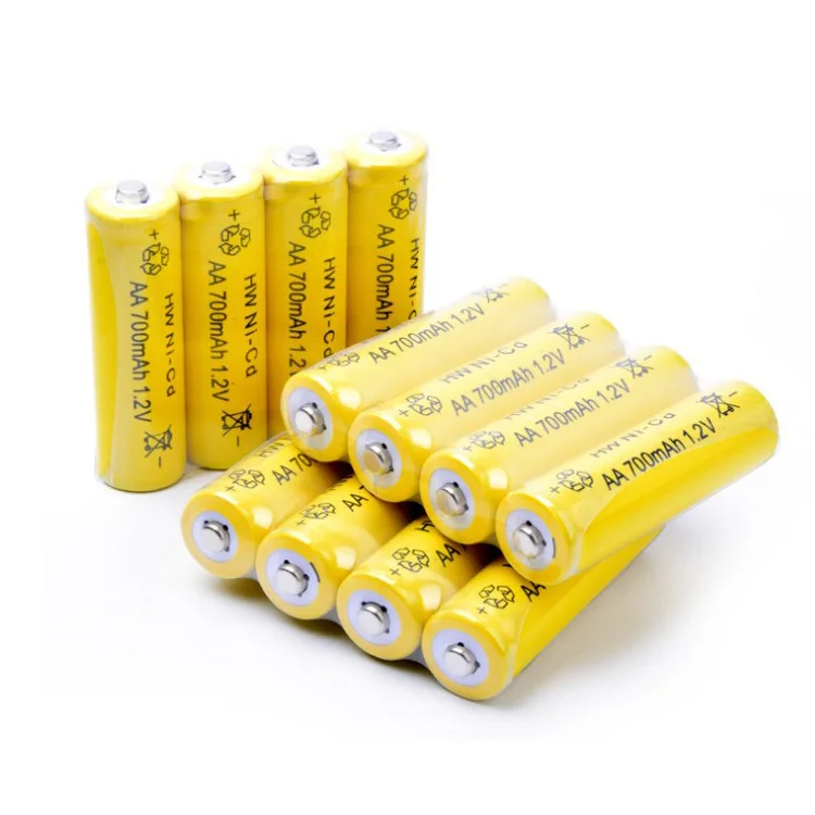 1 шт. AA 2 V 700mAH аккумуляторная батарея RC электрическая игрушка 5 никель кадмиевые