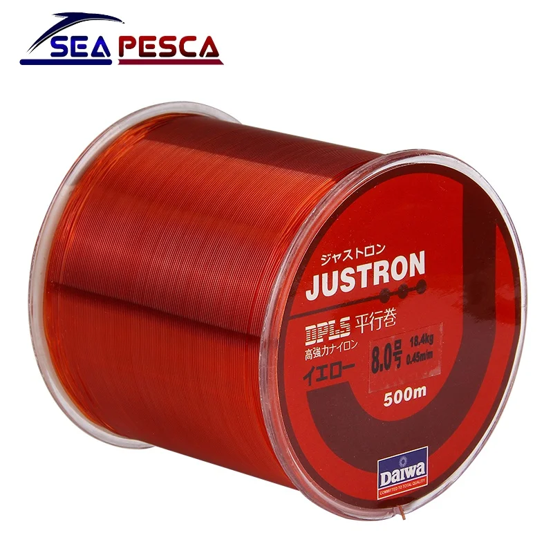 SEAPESCA 500 m سوبر قوي دايوا حبل صيد من النيلون 6-40LB اليابان حيدة خط 6 ألوان الكارب يطير الصيد معالجة JK342
