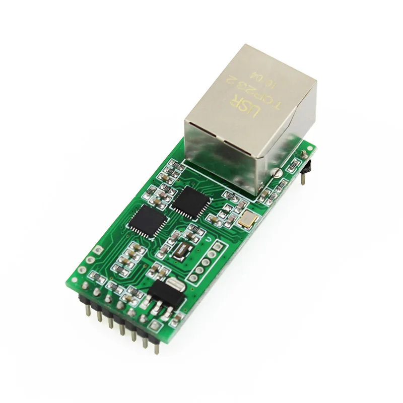 Q002 1 шт. usr-tcp232-t2 rs232 serial к Ethernet модуль TCP IP UDP сетевой преобразователя TTL LAN с RJ45 порты