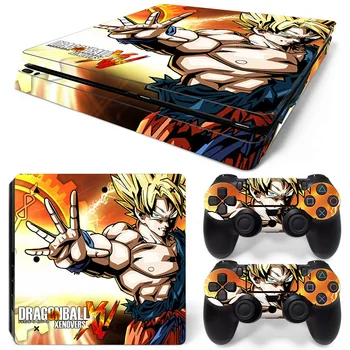 

Free Drop Shipping Designer for Decal Style Skin fits Sony PlayStation 4 Slim Gaming Console for ps4 skin sticker- Dragonball
