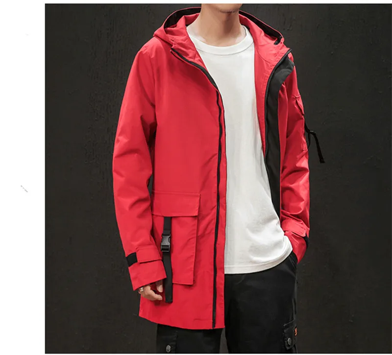 Зимние высококачественные мужские пальто с капюшоном Повседневная ветровка мужские модные тренчи мужские Супер Большие размеры M-6XL, 7XL