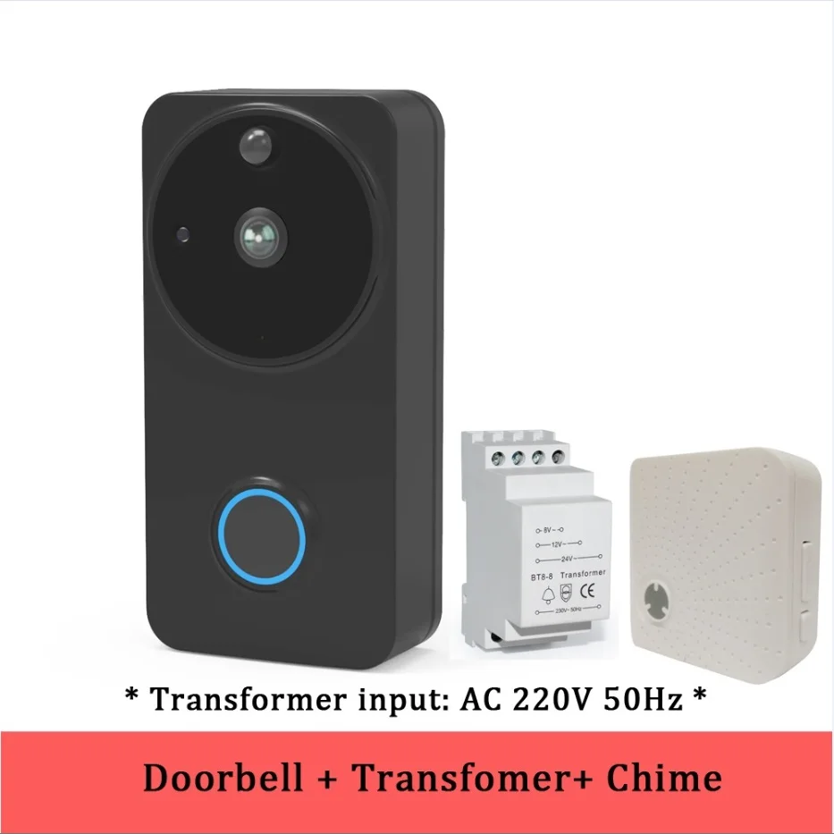 BellTransfomerChime CTVMAN 1080P облачный wifi умный видео дверной звонок Домофон видео дверной звонок домашний видео звонок беспроводной дверной звонок камера дверной звонок - Цвет: BellTransfomerChime