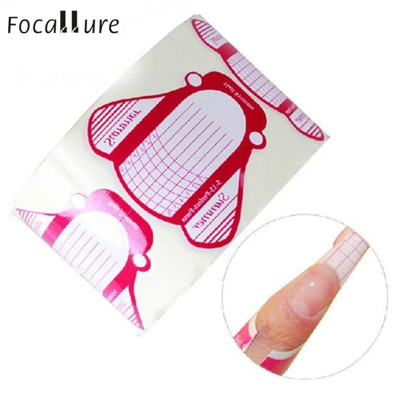 

With number marks Nail Form 500Pcs Nail Art Tips Extension Forms Guide French DIY Tool Acrylic UV Gel self adhesive backing G510