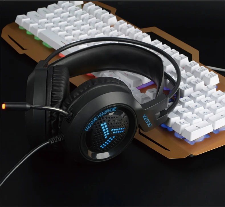 Earphone Gaming Headphones With Microphone Stereo Headset Gamer Headphone For Computer Earphones Big Gaming Headset (8)